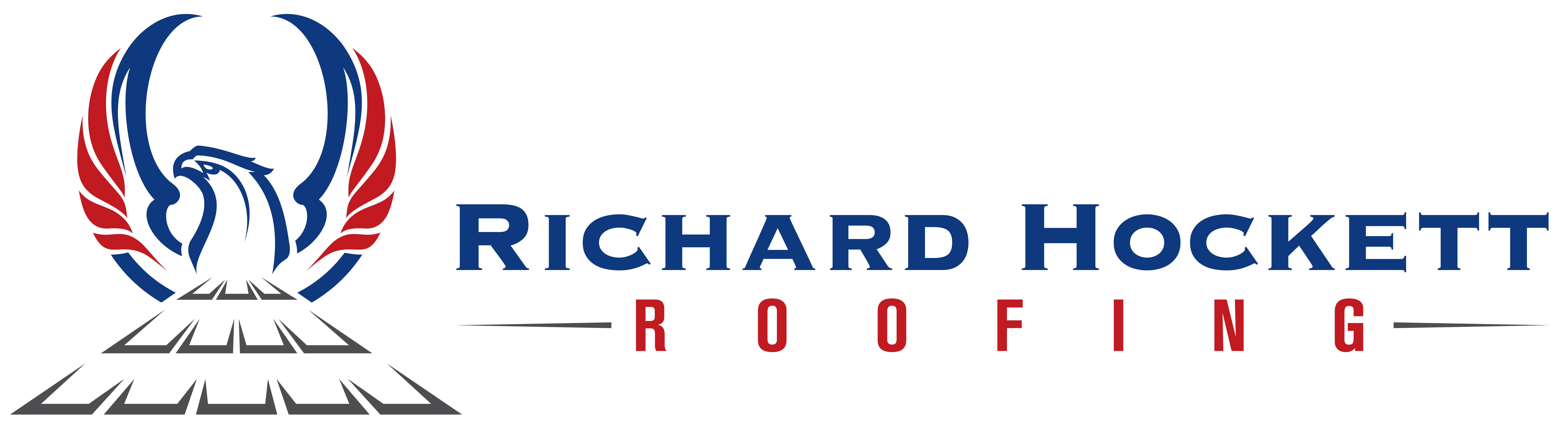Company logo of Richard Hockett Roofing, symbolizing our brand's commitment to quality, trust, and excellence in roofing services.