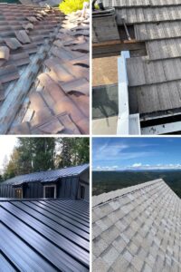 Image of different roofing materials