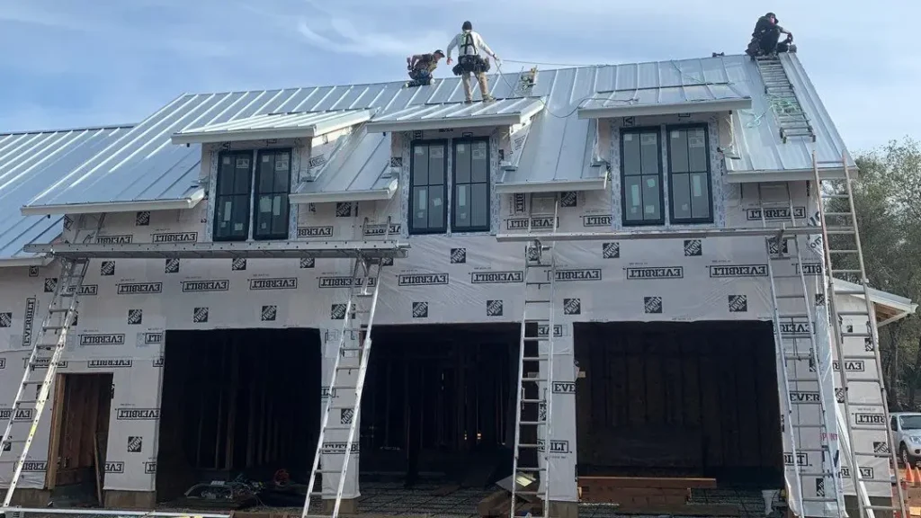 Premium standing seam metal roof installed in El Dorado Hills by our certified crew.