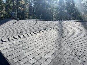 Composition shingle roofing