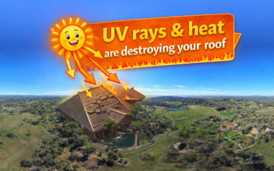 ☀️ How UV Rays & Heat Damage Your Roof in El Dorado County (And the Best Roofing Materials to Make It Last Longer)