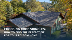 Finished El Dorado home featured in a guide to choosing roof shingles.