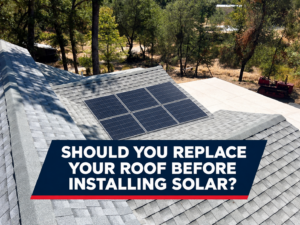 Folsom solar roofing evaluation before installing solar panels.